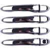 Pibid maniglia porta esterna sinistra lato anteriore ABS Esterno Lato Porta Maniglia Della Copertura Trim Lunetta Tappo Cromato Per Fiat Per 500X SUV 2016 2017 2018 2019 2020 2021 2022 2023