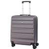 AeroLiteTM Aerolite Trolley 56x45x25 Valigia con 4 Ruote Dimensione Max per easyJet British Airways Jet2 ABS Bagaglio A Mano Valigia Rigida Guscio Duro E Antigraffio, 5 Anni Garanzia