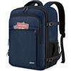 VSNOON Zaino Ryanair 40x30x20, Zaino da Viaggio Estendibile 24L a 30L | Bagaglio a Mano 40x30x20 con Tasca Umida per ITA Ryanair & EasyJet, Impermeabile Zaino Ryanair per PC Portatile 15, Blu