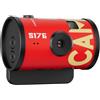 Generic Mini fotocamera digitale portatile da 1,44 pollici con schermo IPS da 1,44 pollici, mini fotocamera digitale con ciondolo portachiavi, mini videoregistratore per viaggi, ciclismo, moto, blogger (rosso