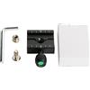 Nucelit Piastra a sgancio rapido da 50 mm morsetto QR con adattatore a vite da 3/8 1/4 per treppiede per testa per treppiede piastra Arca treppiede morsetto QR