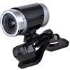 KAJNBN Webcam per Streaming 720p con Microfono Integrato e Clip, Qualità Video Chiara a 30fps, Materiale Plastico Nero, per Video Chat e Teleconferenze Desktop