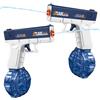 POPERFUN Pistola ad Acqua Elettrica 2 Pezzi, Pistole ad Acqua Automatica con Ricaricabile USB, Fucile ad Acqua,Raggio 8-10 Metri, Giocattoli all'Aperto Estivi per la Festa sulla,Spiaggia, Piscina