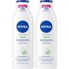 NIVEA Crema Corpo Aloe Idratante 250 ml, Crema idratante corpo 72h arricchita con Acido Ialuronico Puro, Aloe Vera e Siero Nutrimento Intenso, Crema corpo idratante pelle secca o normale