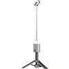 Majestic SOLEA - Torcia LED telescopica con treppiedi telescopico Estensibile Fino a 1metro, LED con 3 Livelli di luminosità, Batteria Ricaricabile 7.4V 1800mAh