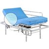 Geriafy - Letto Elettrico Regolabile in Altezza con Materasso Origin HR | Rete a 4 Sezioni | Design a Griglia e Fodera Impermeabile (90x190 cm, Sponde letto)