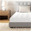 EGOHOME Materasso 160 x 200 cm, H3 di media rigidità, ergonomico in schiuma fredda a 7 zone, rivestimento sfoderabile e lavabile, certificazione Oeko-TEX®, altezza 16 cm (160 x 200 cm)