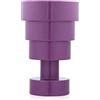 Kartell Colonna Sgabello, Tecnopolimero termoplastico colorato in Massa, Viola, 34.5 x 46 cm
