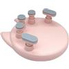 Generic Esercizi per dita per chitarra - Attrezzo per allenare le mani in silicone ABS da 6 cm | Attrezzo per dita a pressione | Per lezioni di musica esercitarsi a casa in camera scuola scuola tastiera