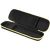 MoSundi Custodia rigida per multimetro T5-1000, antiurto, resistente all'acqua, con tasca in rete per cavi di prova, 30 x 9 x 6 cm, colore: nero e giallo