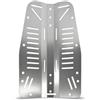 KQFCAZRE Schienalino in Alluminio Standard Schienalino da Sub Tecnico Piastra Dorsale per Subacquei, Argento