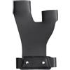 Tufgo Braccio regolabile in pelle per arco ricurvo e longbow - Manicotto protettivo per avambraccio con fodera morbida, 16,5 cm (nero)