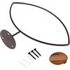 Vibhgtf Rugby Ball Holder Metal Anti-Rust Storage Wall Mount