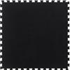 Mandloder Mangloder - Piastrelle in gomma per pavimenti, colore nero, 12 mm, 100 x 100 cm, antiscivolo, ammortizzante, per palestre, garage, stanze sportive, protezione del pavimento e dei dispositivi, durevoli