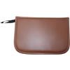Fzaqwen Golf Ball Pouch Contenitore Palline Golf Porta Tee Accessorio Golf Bag Organizer in PU Pelle Durevole Manico Ergonomico Chiusura a Zip Leggera Adatta, Marrone