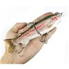Generic XILILHC Esca da Pesca snodata a 2 segmenti di Grandi Dimensioni 18 cm 65,6 g Swimbait Crankbait Trout Muskie Sea Fish Lure Glide Swimming