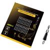 Wilgure 20 pezzi/pacchetto accessori per attrezzatura da pesca Fast Link Connector Feeder Swivels Change Wirbel Essential Link Connector Essential