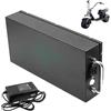 JHKJ Batteria per Moto elettrica da 60 V 20 Ah 25 Ah 28 Ah, Pacco batterie al Litio da 60 Volt per Bici elettriche con Caricabatterie per ciclomotore Scooter,60v 28ah