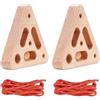 Générique Pannello Arrampicata Triangolare in Legno con Prese Multi-Profondità