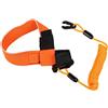 ZWEquipint Cordino di sicurezza per barca con cavo a spirale ad alta resistenza e cinturino da polso adattivo in neoprene per integrazione con Kill Switch (5 arancioni)