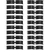 NINMORTH 20 guarnizioni per manubrio di bici, riduttori per diametro da 22,2 a 25,4 a 31,8 mm, adattatori stabili antiscivolo per accessori da ciclismo, colore nero