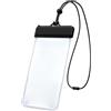 Generic Impermeabile Phone Pouch | TPU & ABS, Touch Screen Compatible | Submersible Dry Bag For Swimming, Snorkeling, Delivery Rider, Hot Spring | Dustproof Floating Case, bianco, Se référer à la description