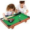 Generisch Tavolo da gioco da biliardo, tavolo da biliardo per bambini, mini tavolo da biliardo regolabile, tavolo da gioco multifunzione per ragazze, tavolo educativo per migliorare la coordinazione occhio-mano
