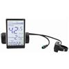 Generic Misuratore LCD Universale per Bici Elettrica 5 Pin 24V 36V 48V 60V per Accessori Bici Elettrica con Installazione Semplice e Materiale ABS