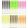 Wilgure 4,8/6/8 cm, esche artificiali per la pesca in acqua salata, accessori per la pesca alla trota, esche morbide, esche a coda di pagaia, esche flessibili e morbide