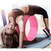 CHICIRIS Yoga Wheel PC e Spugna Yoga Balance Wheel 31 X 31 X 12,5 Cm per Piegamenti all'indietro, Equilibrio e Supporto per la Verticale, Palestra a Casa, Pratica per Donne e Uomini (PINK)