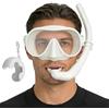 Generic Attrezzatura da snorkeling | Maschera anti-perdite ad ampia vista | con scatola e cinturino regolabile pieghevole | per donne, uomini, amanti della famiglia, , nuoto, allenamento, gite in