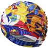 CSSHNL Cuffia Piscina Donna Cuffia da nuoto con petalo floreale perlato, fiore, capelli lunghi, nuoto, leggero, stile vintage, sport acquatici