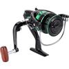 lvifloae Mulinello da pesca spinning serie GL, manovella pieghevole intercambiabile leggera e resistente con bobina interamente in metallo, mulinello da pesca per acqua salata e (noir GL3000)