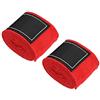 Cryfokt Bende Elastiche per Mani da Boxe Supporto Confortevole per L'allenamento Quotidiano di Arti Marziali 2 Pezzi 2,5 M Rosso e (Black)