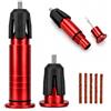 Vasip Kit Riparazione Tubeless Bici da Manubrio, 5 Stoppini, Alluminio