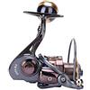 Cryfokt Mulinello da Pesca Spinning Ad Alta Resistenza Ruota in Metallo Durevole Facile da Lanciare per Fiume e Oceano 4 + 1BB SW2000 SW3000 SW4000 (SW4000)
