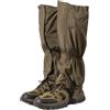 LatoYard Ghette da escursionismo, impermeabili, design basso, per passeggiate, caccia, zaino in spalla, leggere, antivento, protezione per detriti 40 cm, giallo (verde)