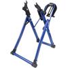 Chatonshen Supporto Ruota Bici Portabici Ripieghevole Regolatore Cerchio Sostegno Pneumatici Indicatore Integrato Utilizzo Facile Ideale per Ciclisti Garage, Blu