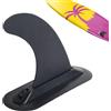Generisch Pinne da surf in nylon, pinne rimovibili e portatili con sgancio rapido, base idrodinamica universale, per nuoto, pagaia, tavola da surf, per adulti, donne, uomini, mare
