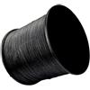 Minhe Per lenza intrecciata per lenza da pesca intrecciata 4 fili 500 m PE nero Lure Line (nero)