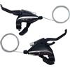 Générique Leve Freno Bici in Alluminio 3x9 Velocità 19x24x6cm 386g Coppia Sinistra Destra - Leve e Velocità Alimentate da Polso per Ciclismo Pieghevole su Strada Đe Montagna