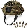LZAQHMT Copertura Casco Tattico per Caschi Fast/Mich con Sistema Bungee