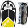 Fonowx Tavola da Surf Bambini con Struttura Gonfiabile Maniglie Robuste Box per Pompa E Manometro Ad Adatta a Piscina Mare