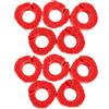 CLISPEED Dadi Anti-allentamento per Manubri, 10 Pezzi, Pp Rosso