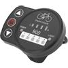 Generic Pannello Display Durevole del Misuratore LED per Bici Elettrica per Bici Elettriche 36V 48V Plastica Leggera (Connettore impermeabile)