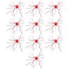 JAMIEKA 10pcs Dadi A Forma Di Pesca Lure Colore Luminoso Affondamento Lento Morbido Esche Artificiali Flessibile Esca Dadi Esche Da Pesca A Forma