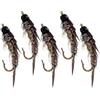 Generic Esca per Black Bass 5 Pezzi Esche Artificiali Fatte a Mano Design Mosca