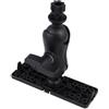 Hohopeti Supporto per Cercatore di Pesci per Kayak Base Rotonda e Vite Esagonale in Nylon e Silicone, Piattaforma Multifunzionale per Accessori Nautici