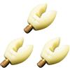Generic 3Pcs Nylon Rod Rest Testa Pesca Pinze Resto Teste Pinze Pesca Grippers Grip Head Holder Rod Staffa Clip Grip Holder