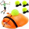 LPZMPZ Tennis Trainer tennis, gioco da solo, set da baseboard con 3 palline di rimbalzo, attrezzo per esercizi di tennis, autodidatta, tennis, per giocatori principianti